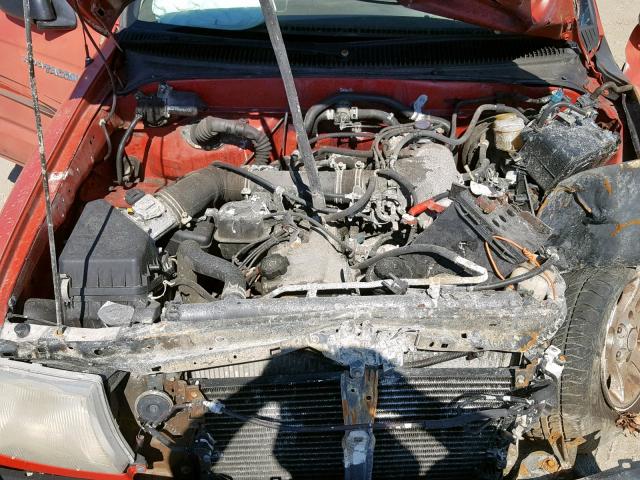 4TANL42N4XZ561364 - 1999 TOYOTA TACOMA RED photo 7