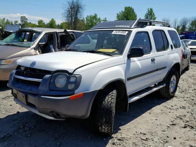 5N1ED28Y62C602253 - 2002 NISSAN XTERRA XE WHITE photo 2