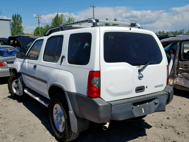 5N1ED28Y62C602253 - 2002 NISSAN XTERRA XE WHITE photo 3