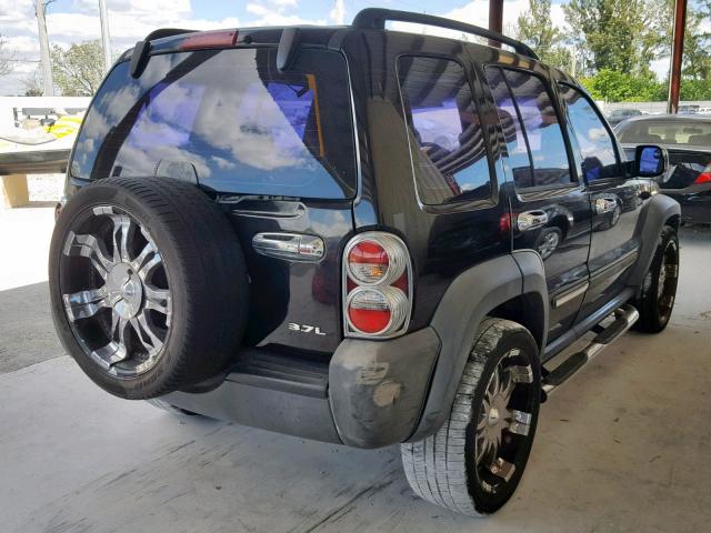 1J4GK48K46W258804 - 2006 JEEP LIBERTY SP BLACK photo 4