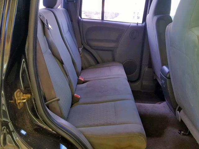 1J4GK48K46W258804 - 2006 JEEP LIBERTY SP BLACK photo 6