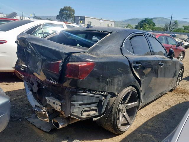 JTHBE262475013134 - 2007 LEXUS IS 350 BLACK photo 3