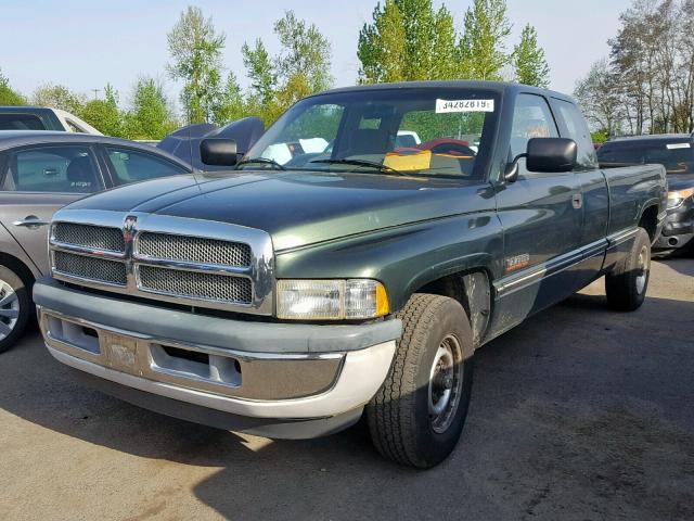 3B7KC23C1TM116276 - 1996 DODGE RAM 2500 GREEN photo 2