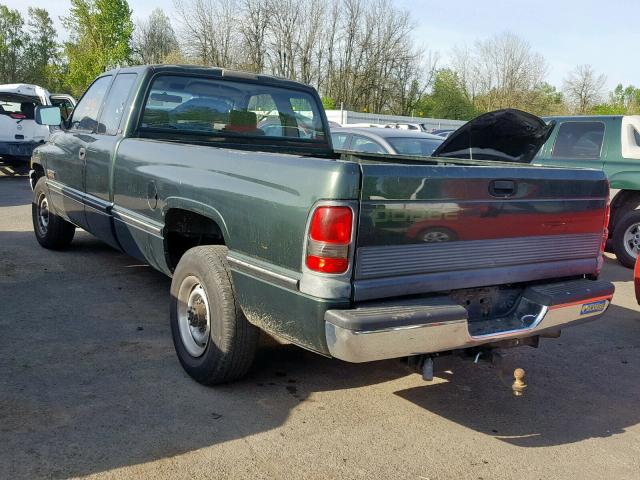 3B7KC23C1TM116276 - 1996 DODGE RAM 2500 GREEN photo 3