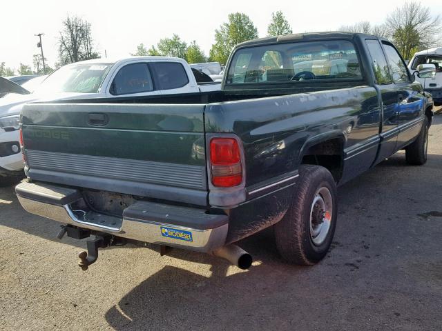 3B7KC23C1TM116276 - 1996 DODGE RAM 2500 GREEN photo 4