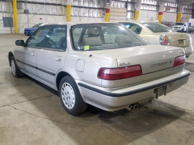 JH4DB1656LS028350 - 1990 ACURA INTEGRA LS BEIGE photo 3