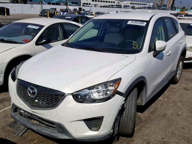 JM3KE2BEXE0332525 - 2014 MAZDA CX-5 SPORT WHITE photo 2