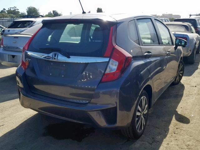 3HGGK5H70HM712753 - 2017 HONDA FIT EX BLUE photo 4