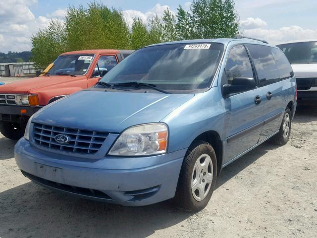 2FMZA51677BA08086 - 2007 FORD FREESTAR S BLUE photo 2