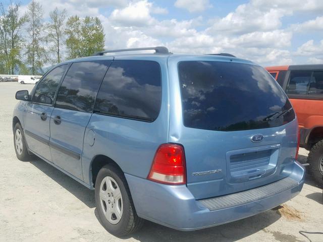 2FMZA51677BA08086 - 2007 FORD FREESTAR S BLUE photo 3