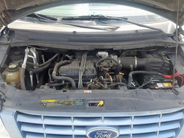 2FMZA51677BA08086 - 2007 FORD FREESTAR S BLUE photo 7