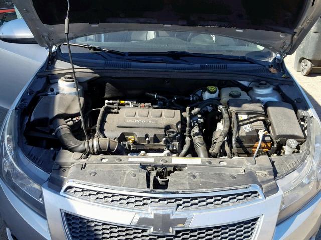 1G1PG5SB7E7116938 - 2014 CHEVROLET CRUZE LTZ SILVER photo 7