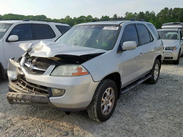 2HNYD186X2H531849 - 2002 ACURA MDX TOURIN SILVER photo 2