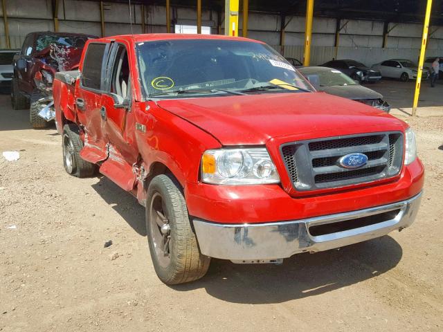 1FTRW12W47KC37098 - 2007 FORD F150 SUPER RED photo 1