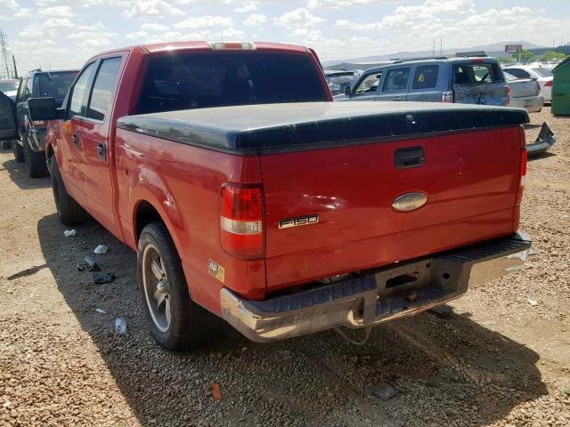 1FTRW12W47KC37098 - 2007 FORD F150 SUPER RED photo 3