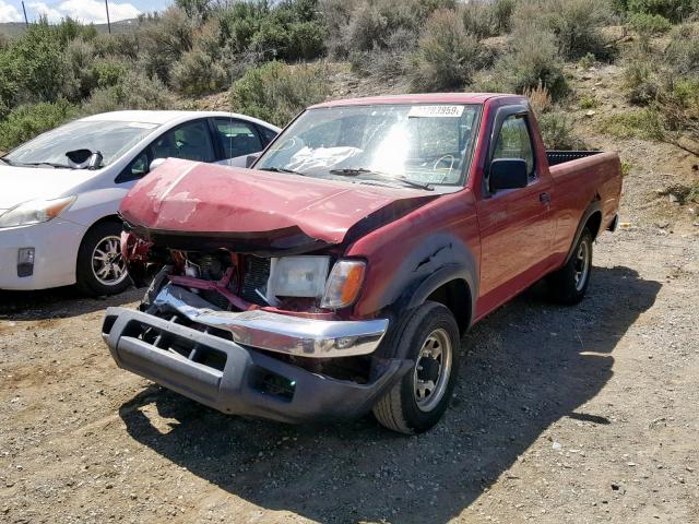 1N6DD21S2WC365477 - 1998 NISSAN FRONTIER X RED photo 2