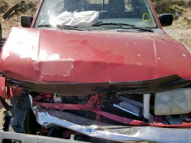 1N6DD21S2WC365477 - 1998 NISSAN FRONTIER X RED photo 7