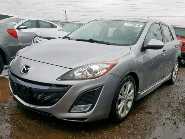 JM1BL1H54A1350085 - 2010 MAZDA 3 S GRAY photo 2