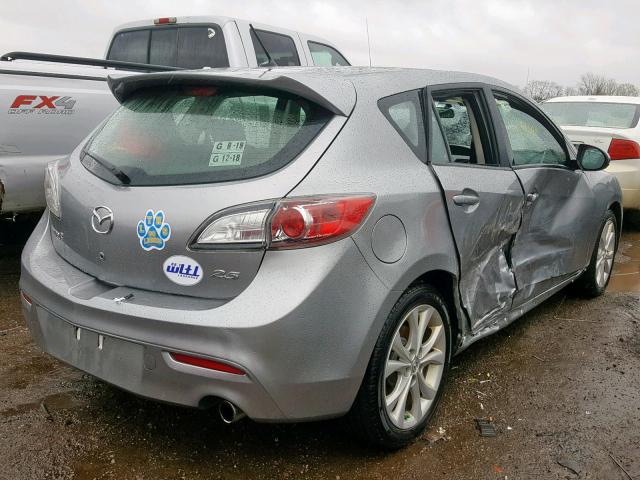 JM1BL1H54A1350085 - 2010 MAZDA 3 S GRAY photo 4