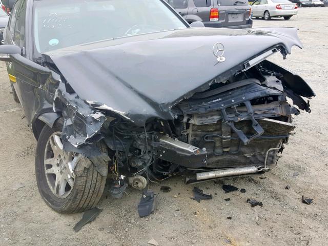 WDBUF65J24A507260 - 2004 MERCEDES-BENZ E 320 GRAY photo 9