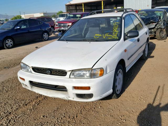 JF1GF4356YH806665 - 2000 SUBARU IMPREZA L WHITE photo 2