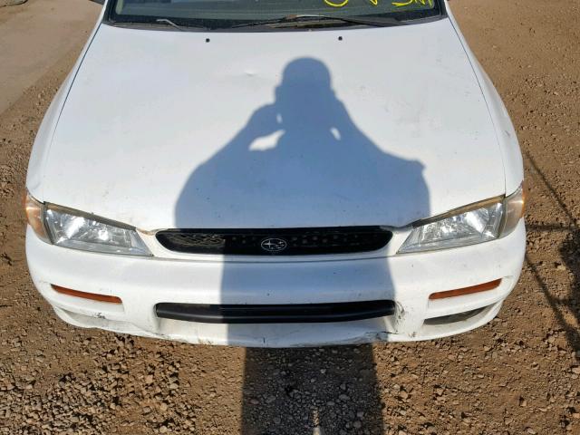 JF1GF4356YH806665 - 2000 SUBARU IMPREZA L WHITE photo 7