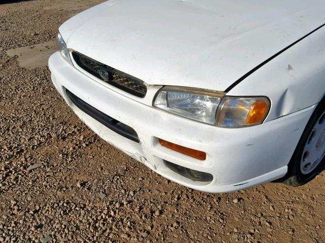 JF1GF4356YH806665 - 2000 SUBARU IMPREZA L WHITE photo 9