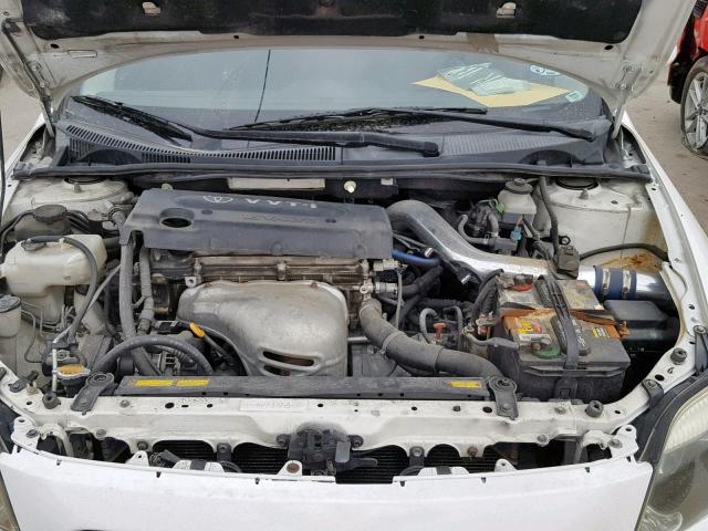 JTKDE177460104603 - 2006 TOYOTA SCION TC WHITE photo 7