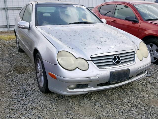 WDBRN47J12A309499 - 2002 MERCEDES-BENZ C 230K SPO SILVER photo 1