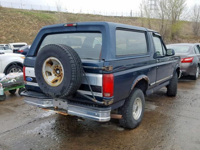 1FMEU15HXSLB98100 - 1995 FORD BRONCO U10 BLUE photo 4