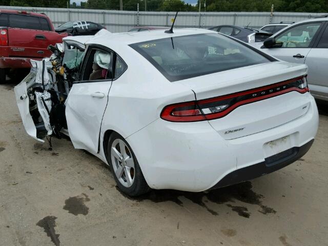 1C3CDFBB4FD221805 - 2015 DODGE DART SXT WHITE photo 3