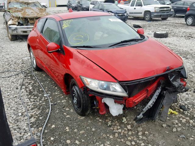 JHMZF1D49BS006233 - 2011 HONDA CR-Z RED photo 1