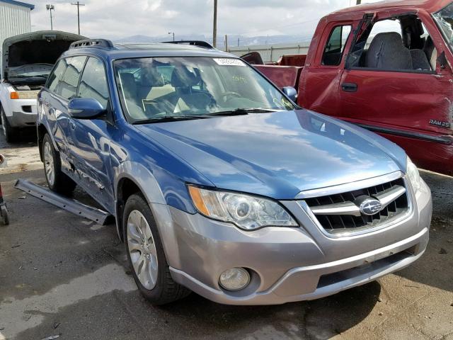 4S4BP86C884341991 - 2008 SUBARU OUTBACK 3. BLUE photo 1