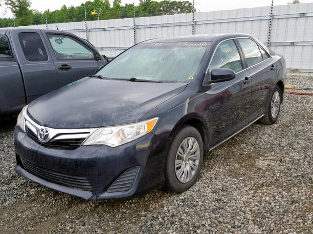 4T1BF1FK3DU254916 - 2013 TOYOTA CAMRY L BLACK photo 2