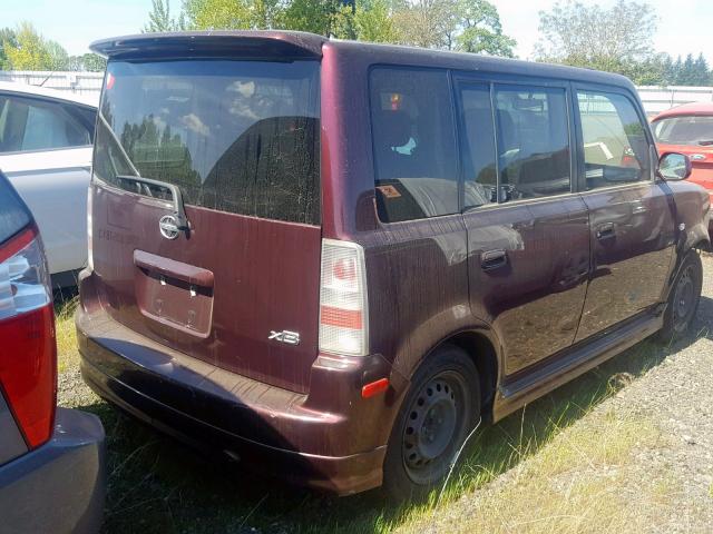 JTLKT324654009548 - 2005 TOYOTA SCION XB 紫色 照片 4