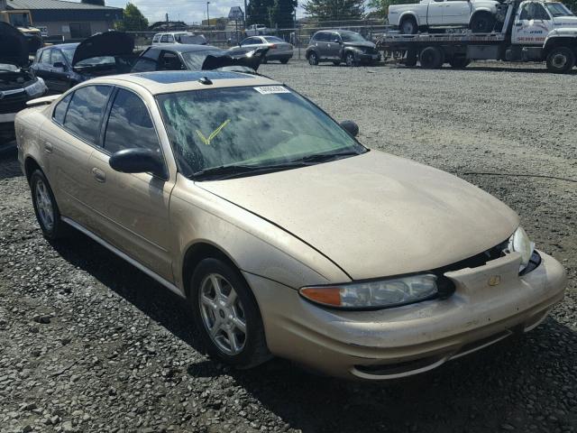 1G3NF52E44C102559 - 2004 OLDSMOBILE ALERO GLS GOLD photo 1