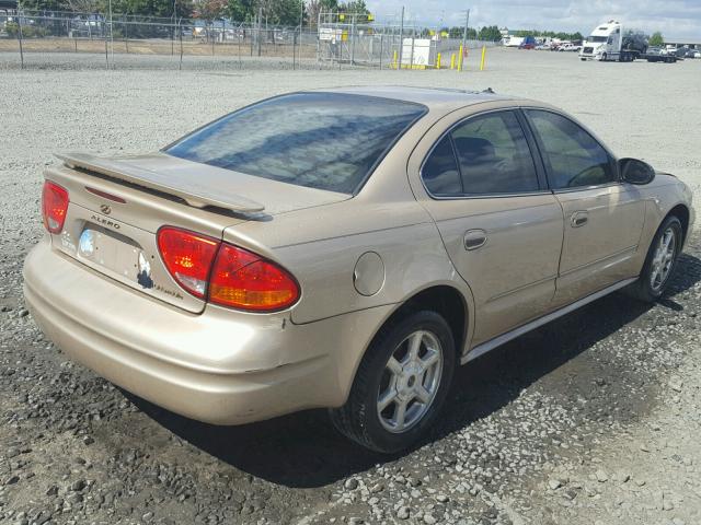 1G3NF52E44C102559 - 2004 OLDSMOBILE ALERO GLS GOLD photo 4