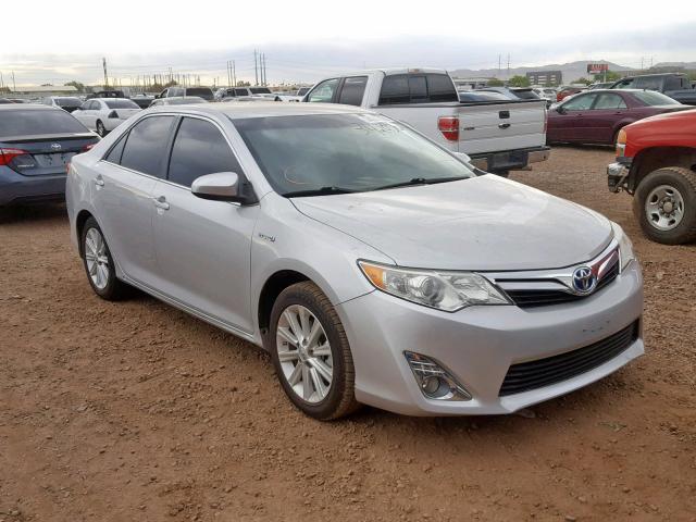 4T1BD1FK2CU058339 - 2012 TOYOTA CAMRY HYBR SILVER photo 1