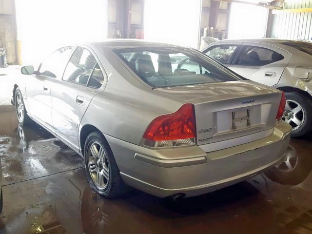 YV1RS612752443143 - 2005 VOLVO S60 SILVER photo 3