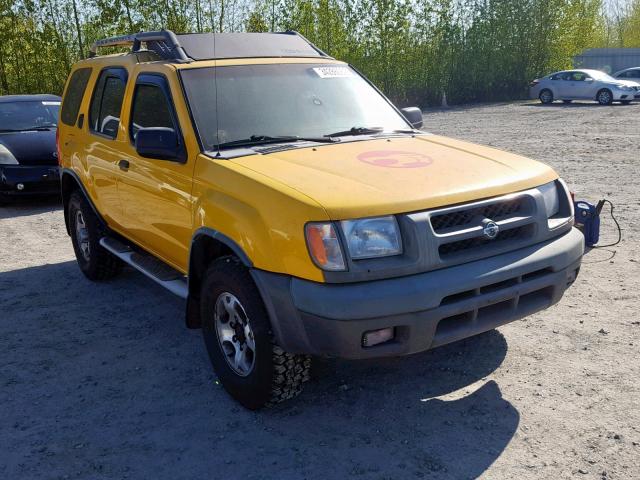 5N1ED28T21C553040 - 2001 NISSAN XTERRA XE YELLOW photo 1