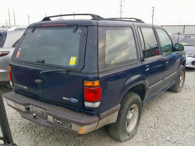 1FMDU32E4VUC15344 - 1997 FORD EXPLORER BLUE photo 4