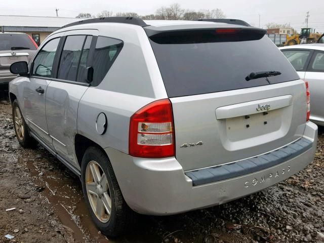 1J8FF47WX8D669433 - 2008 JEEP COMPASS SP Күміс фото 3