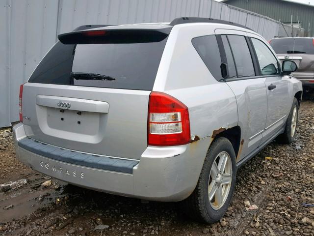 1J8FF47WX8D669433 - 2008 JEEP COMPASS SP Күміс фото 4