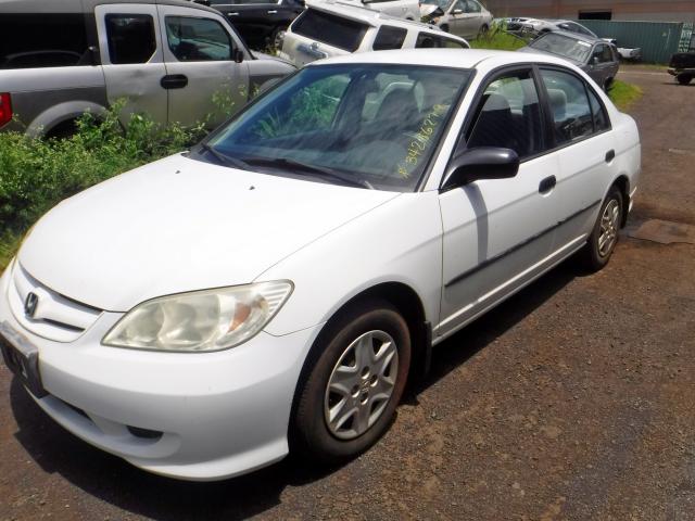 2HGES16324H568843 - 2004 HONDA CIVIC DX V WHITE photo 2