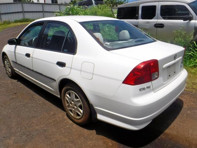 2HGES16324H568843 - 2004 HONDA CIVIC DX V WHITE photo 3