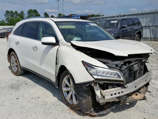 5FRYD3H9XGB008967 - 2016 ACURA MDX ADVANC WHITE photo 1