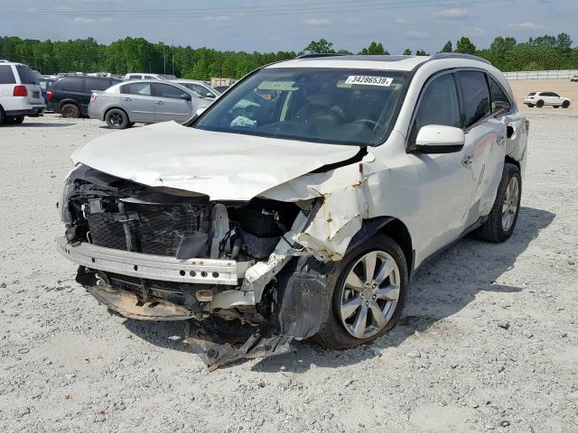 5FRYD3H9XGB008967 - 2016 ACURA MDX ADVANC WHITE photo 2