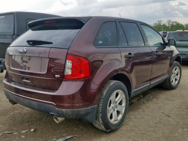 2FMDK4GC7CBA53716 - 2012 FORD EDGE SE BROWN photo 4