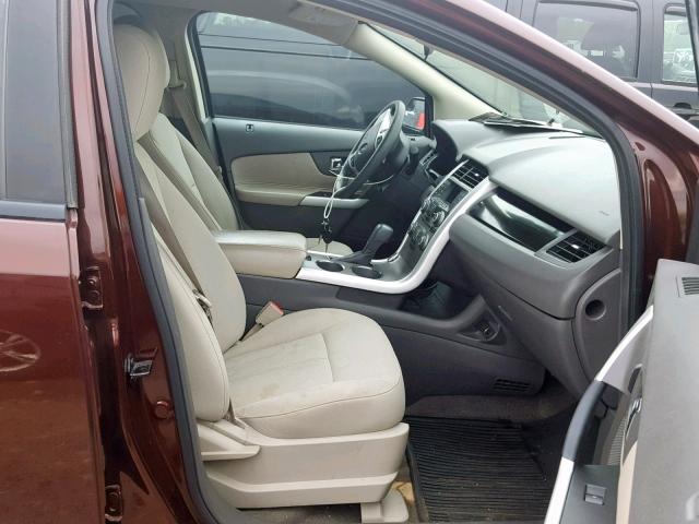 2FMDK4GC7CBA53716 - 2012 FORD EDGE SE BROWN photo 5