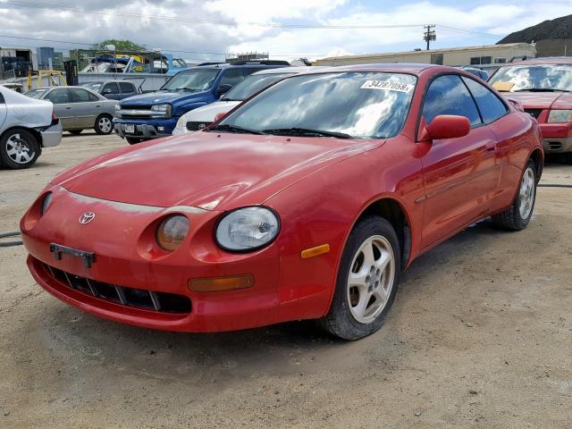 JT2ST07N7S0023787 - 1995 TOYOTA CELICA GT RED photo 2